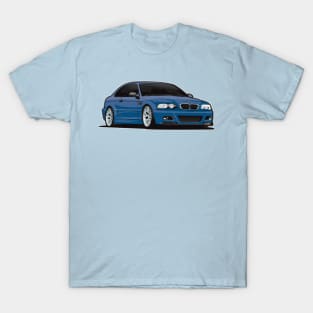 e 46 bmw blue T-Shirt